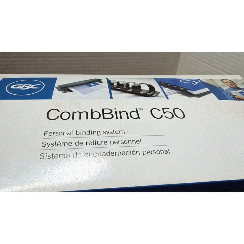 GBC CombBind C50 Binding System for Classroom, Home & Work, Office 90 Sheet Cap